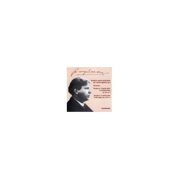 Variatiuni pentru doua piane pe o tema originala - George Enescu