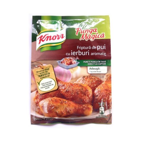 Knorr - mit aromatisierten Kräutern