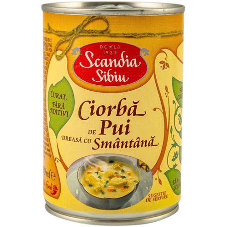 Scandia Sibiu - Traditii - Ciorba de pui dreasa cu smantana