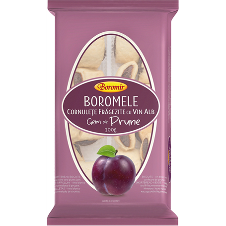 Boromir - Boromele - Cornulete fragezite cu vin alb gem de prune