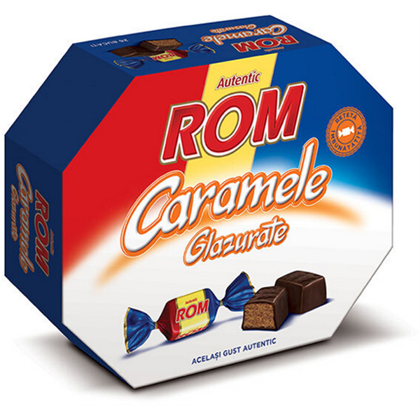 Rom Autentic - Caramele glazurate - Toffees mit Rumzentrum und Kakaoglasur