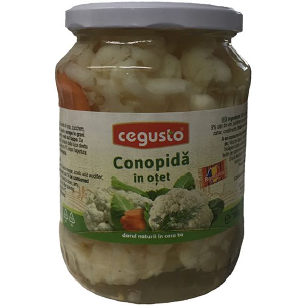 Conservfruct - Cegusto - Cauliflower in vinegar - Conopida in otet