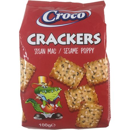 Croco - Cracker mit Sesam und Mohn