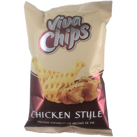 Viva Chips - Expanded product with chicken flavor