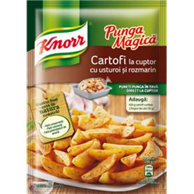 Knorr - Condimente pentru cartofi la cuptor cu usturoi și rozmarin