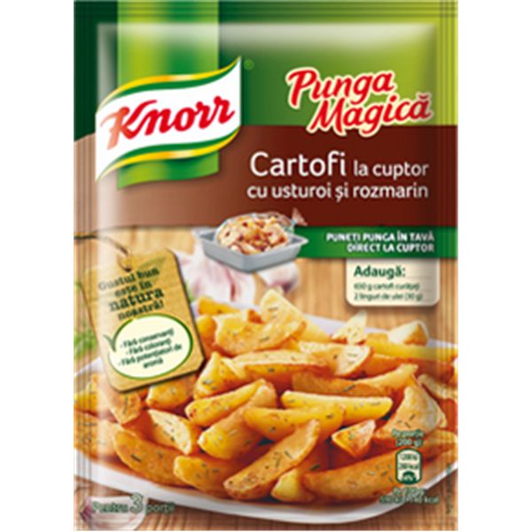 Knorr - Gewürze für Backofen Kartoffel mit Knoblauch und Rosmarin