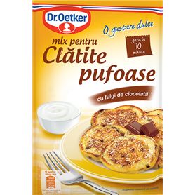 Dr. Oetker - Clatite - Mischung für Pfannkuchen mit Schokoladenflocken
