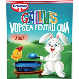 Dr. Oetker - Gallus - Vopsea pentru 10 ouă - "Albastru"