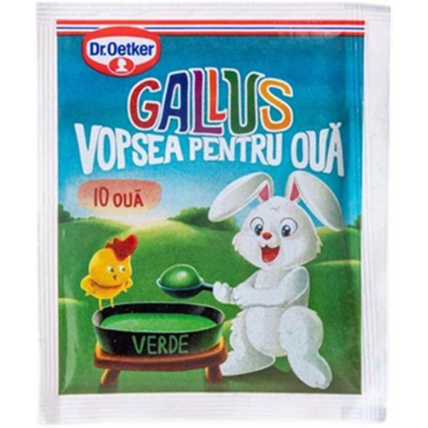 Dr. Oetker - Gallus - Eierfarbe für 10 Eier "Grün"
