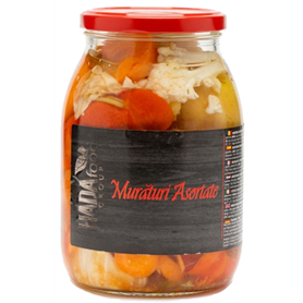 Hadafood - Mixed pickles in vinegar, 980 g