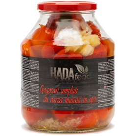 Hadafood - Tomato peppers stuffed with cabbage in vinegar, 1650 g