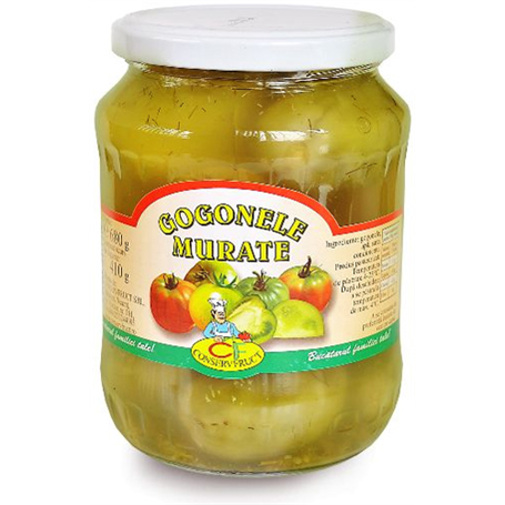 Conservfruct - Green Tomatoes pickled in brine, 680 g