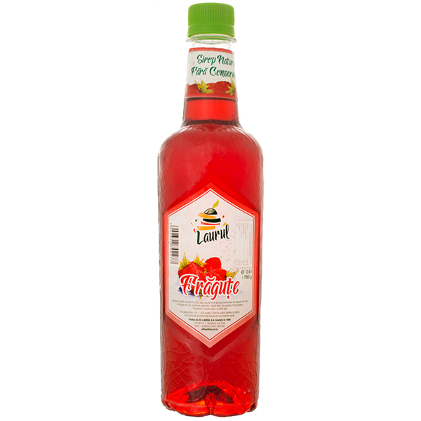 Laurul - Syrup with natural wild strawberries