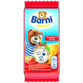 Barni - Cake with strawberry and apple filling