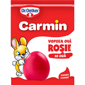 Dr. Oetker - Carmin - Vopsea lichida pentru 10 ouă - "Roșu"