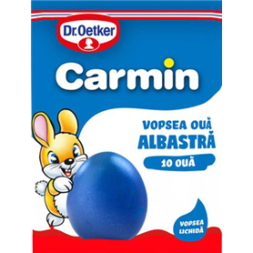 Dr. Oetker - Carmin - Vopsea lichida pentru 10 ouă - "Albastru"