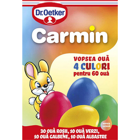 Dr. Oetker - Carmin - Fluid Paint 4 colors for 60 eggs
